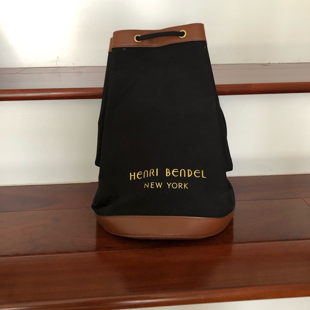 NWT Henri Bendel Logo Backpack